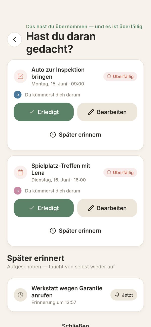 Erinnerungen