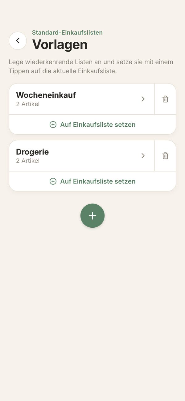 Unbegrenzte Vorlagen