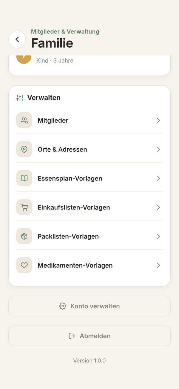 Verwalten